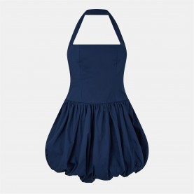 Рокля AmyLynn Women's Halter Puff Mini Dress - Navy рокля,дамски,поли,и,рокли,amylynn,women's,halter,puff,mini,dress,navy