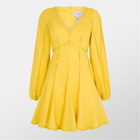 рокля,дамски,поли,и,рокли,ted,baker,ted,emerda,dress,ld53,yellow