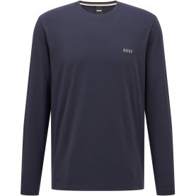 тениска,мъжки,тениски,boss,long,sleeve,t,shirt,navy,403