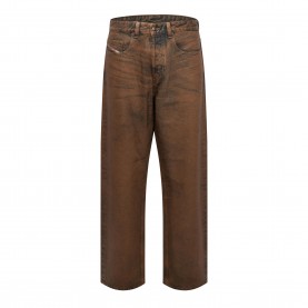 Дънки Diesel Mens 2001 D-Macro Wide Leg Jeans - Blue Denim дънки,мъжки,дънки,diesel,men,s,2001,d,macro,wide,leg,jeans,blue,denim