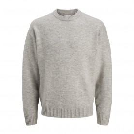 Jack and Jones Jack Soho Ollie Knt Sn64 - Lt Grey Melange мъжки,пуловери,jack,and,jones,jack,soho,ollie,knt,sn64,lt,grey,melange