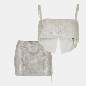 AmyLynn Womens Chan Cord Coord - Silver дамски,къси,панталони,amylynn,women,s,chan,cord,coord,silver