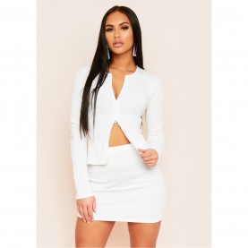 горнище,с,цип,дамски,топове,missy,empire,double,zip,top,white