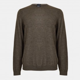 пуловер,мъжки,пуловери,boss,men,s,leno,knit,jumper,soft,virgin,wool,open,green