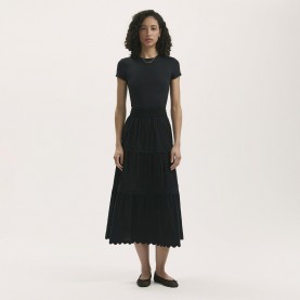 Дамска пола Finery Womens Paula Maxi Skirt - Black дамска,пола,поли,и,къси,панталони,finery,women,s,paula,maxi,skirt,black