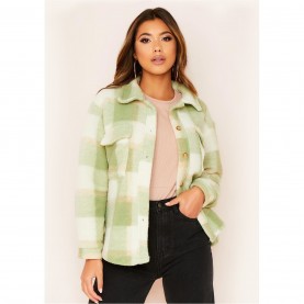 дамски,жилетки,missy,empire,wool,blend,oversized,shacket,green