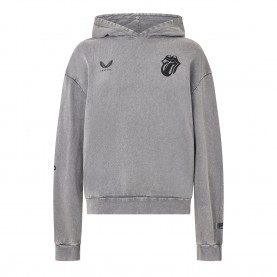 Суичър Castore Unisex ECB X Rolling Stones Cotton Hoodie - Asphalt суичър,мъжки,горнища,с,качулка,дамски,горнища,с,качулка,castore,unisex,ecb,x,rolling,stones,cotton,hoodie,asphalt