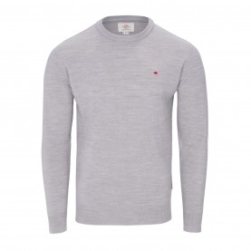 пуловер,мъжки,пуловери,lee,cooper,cooper,long,sleeve,crew,neck,jumper,light,grey