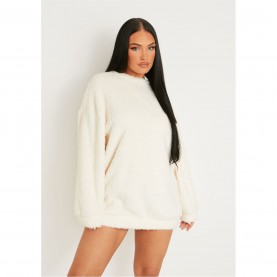 рокля,дамски,поли,и,рокли,missy,empire,borg,v,back,jumper,dress,cream