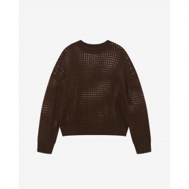 cole,buxton,men,s,merino,wool,open,weave,knit,crew,neck,jumper,brown