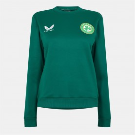 Блуза Castore Women's International Licensed Crew Sweatshirt - Green блуза,футболни,фланелки,национални,отбори,дамски,блузи,дамски,облекла,размер,всичко,за,футбола,на,разпродажба,castore,women's,international,licensed,crew,s