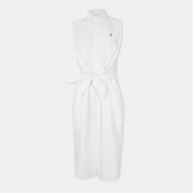 рокля,дамски,поли,и,рокли,polo,ralph,lauren,women's,shirt,dress,bsr,white