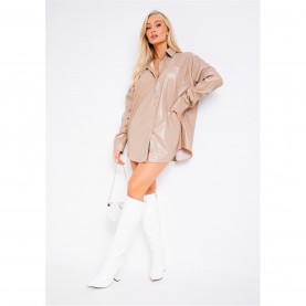 дамски,ризи,missy,empire,leather,pocket,shirt,taupe