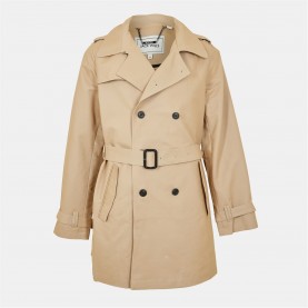 Jack Wills Men's Cotton Water Resistant Mid-Length Long Sleeve Trench Coat - Stone мъжки,якета,мъжки,якета,и,палта,размер+,jack,wills,men's,cotton,water,resistant,mid,length,long,sleeve,trench,coat,stone