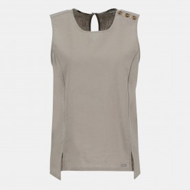 Дамски потник Barbour Womens Lucy Sleeveless Shirt - Light Sand дамски,потник,дамски,ризи,дамски,топове,barbour,women,s,lucy,sleeveless,shirt,light,sand