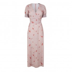 рокля,дамски,поли,и,рокли,armani,exchange,women's,a,line,dress,pink,paper,burn