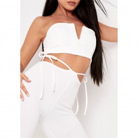 къса,блуза,дамски,топове,missy,empire,bar,bandeau,crop,top,ivory