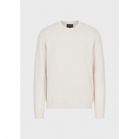 блуза,облекла,на,разпродажба,мъжки,пуловери,emporio,armani,emporio,crew,sweater,sn99,bianco,latte