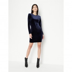 рокля,дамски,поли,и,рокли,armani,exchange,ax,mini,dress,ld99,blueberry,jelly
