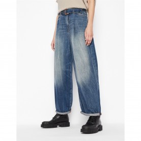 дънки,дамски,дънки,armani,exchange,ax,wide,leg,jeans,ld99,indigo,denim