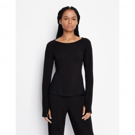 пуловер,дамски,плетени,дрехи,armani,exchange,ax,jumper,ld99,black