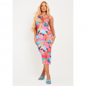 рокля,дамски,поли,и,рокли,missy,empire,print,midaxi,cut,out,dress,blue