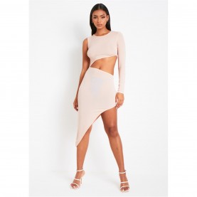 рокля,missy,empire,shoulder,glitter,slinky,cut,out,midi,dress,pink