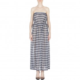 рокля,дамски,поли,и,рокли,emporio,armani,check,print,maxi,dress,fantasia