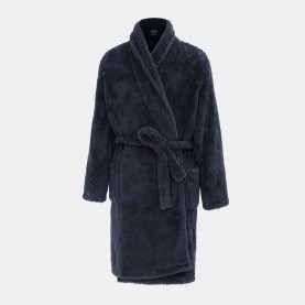 Howick Fleece Plain Robe Men - Navy мъжки,пижами,howick,fleece,plain,robe,men,navy