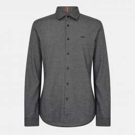 Риза Boss Mens Long Sleeve Plain Shirt - Dark Blue риза,мъжки,ризи,boss,men,s,long,sleeve,plain,shirt,dark,blue