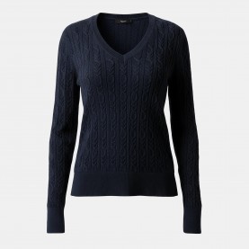 Barbour Hampton V-Neck Knit - Navy barbour,hampton,v,neck,knit,navy