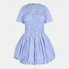 Рокля AmyLynn Women's Eleanor Puffball Mini Dress - Blue/Black рокля,дамски,поли,и,рокли,amylynn,women's,eleanor,puffball,mini,dress,blue,black