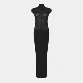 рокля,дамски,поли,и,рокли,jean,paul,gaultier,midi,dress,black
