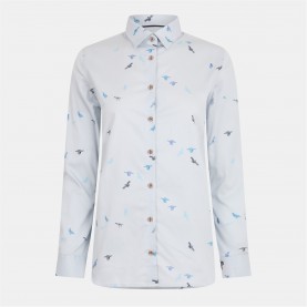 рокля,musto,long,sleeve,dress,shirt,white