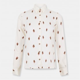 рокля,musto,long,sleeve,dress,shirt,cream