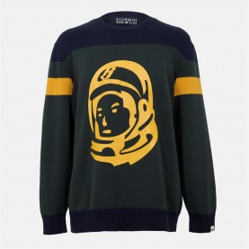 пуловер,мъжки,пуловери,billionaire,boys,club,men's,bbc,astro,knitted,crew,neck,jumper,dark,green