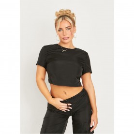 Къса блуза Missy Empire Shell Toggle Back Crop Top - Black къса,блуза,дамски,топове,missy,empire,shell,toggle,back,crop,top,black