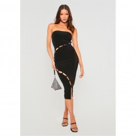 рокля,дамски,поли,и,рокли,missy,empire,layer,slinky,bandeau,dress,with,cut,out,button,detail,black
