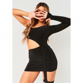рокля,дамски,поли,и,рокли,missy,empire,layer,slinky,suspender,mini,dress,black