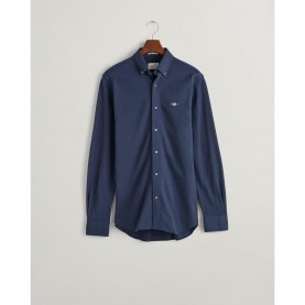 Фланелка Gant Regular-Fit Jersey Piqu¿ Shirt - Navy фланелка,gant,regular,fit,jersey,piqu,shirt,navy