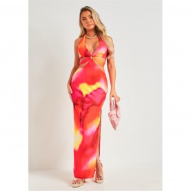 рокля,дамски,поли,и,рокли,missy,empire,printed,cut,out,halter,maxi,dress,multi