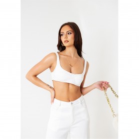 бюстие,missy,empire,contrast,stitch,bralette,white