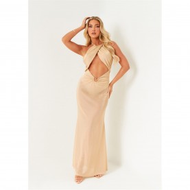 рокля,дамски,поли,и,рокли,missy,empire,halter,neck,cut,out,maxi,dress,gold