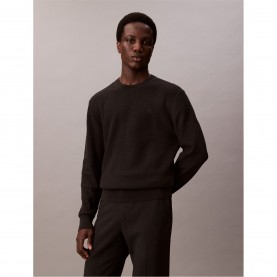 Пуловер Calvin Klein Jeans CKJ Jumper Sn53 - Black пуловер,мъжки,пуловери,calvin,klein,jeans,ckj,jumper,sn53,black