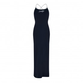 рокля,дамски,поли,и,рокли,jack,wills,chain,stitch,maxi,dress,navy,white