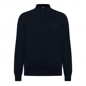 пуловер,мъжки,пуловери,boss,men,s,padro,l,zipped,quarter,zip,jumper,dark,blue,404