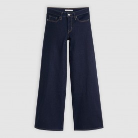дамски,дънки,levis,318,shaping,wide,leg,soft,blac,darkest,sky