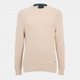 пуловер,мъжки,пуловери,ps,paul,smith,men,s,knitted,patch,relaxed,fit,crew,neck,jumper,white,02