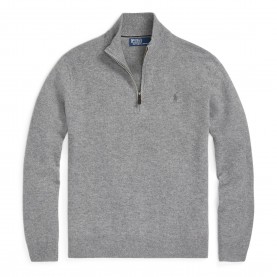 блуза,мъжки,пуловери,мъжки,тениски,polo,ralph,lauren,loryelle,quarter,zip,sweater,fawn,grey