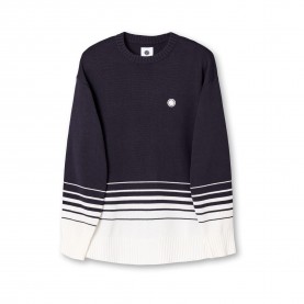 пуловер,мъжки,пуловери,pretty,green,men,s,gradient,knitted,crew,neck,jumper,navy